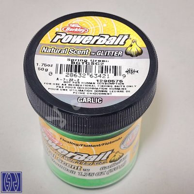 طعمه ماهیگیری خمیر برکلی Berkley Power bait آمریکایی سیر پررنگ ماهیگیری لار