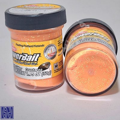 طعمه ماهیگیری خمیر برکلی Berkley Power bait آمریکایی صدف نارنجی ماهیگیری لار